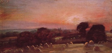 Juan Constable Painting - Un Hayfield en East Bergholt Romántico John Constable